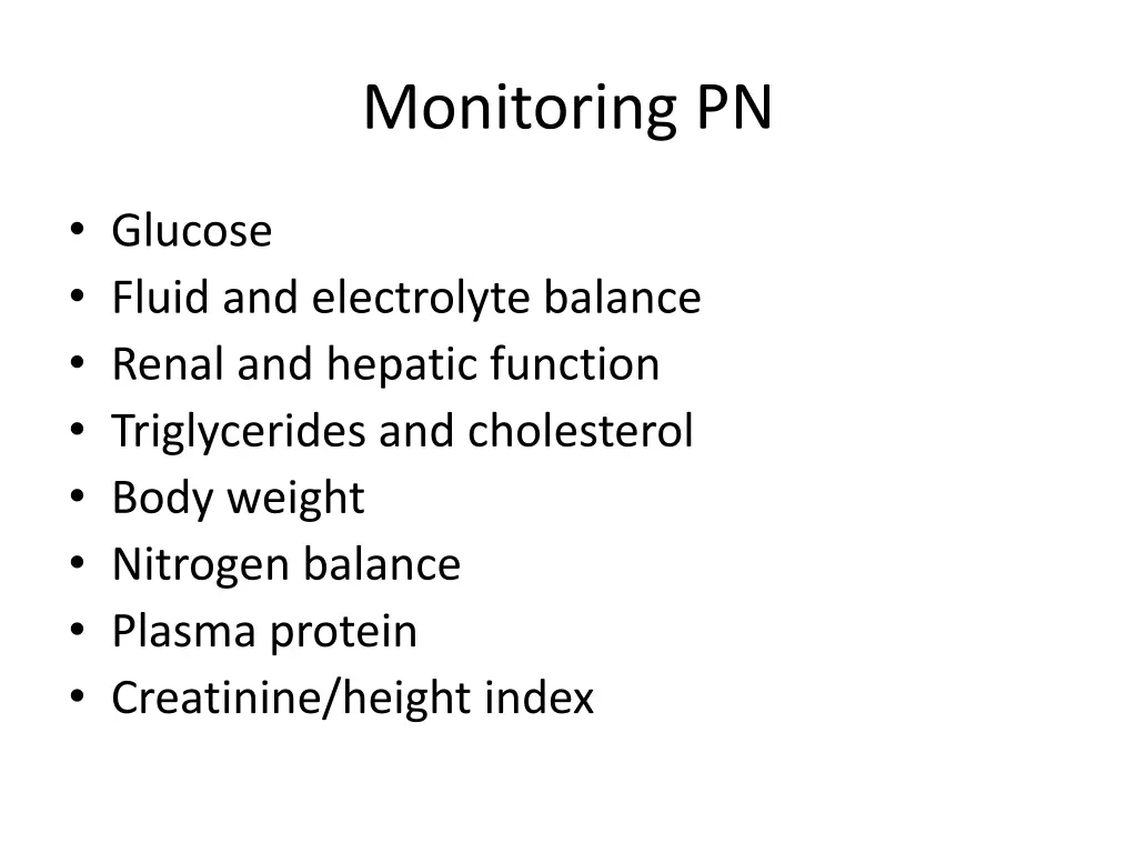 monitoring pn
