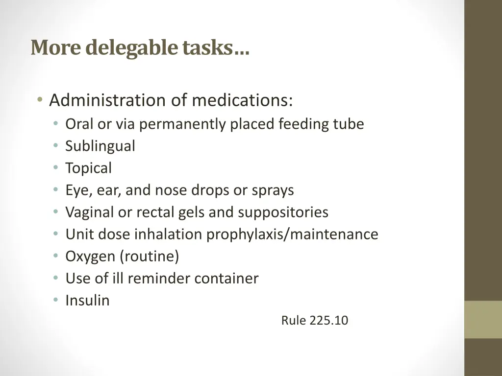 more delegable tasks 1