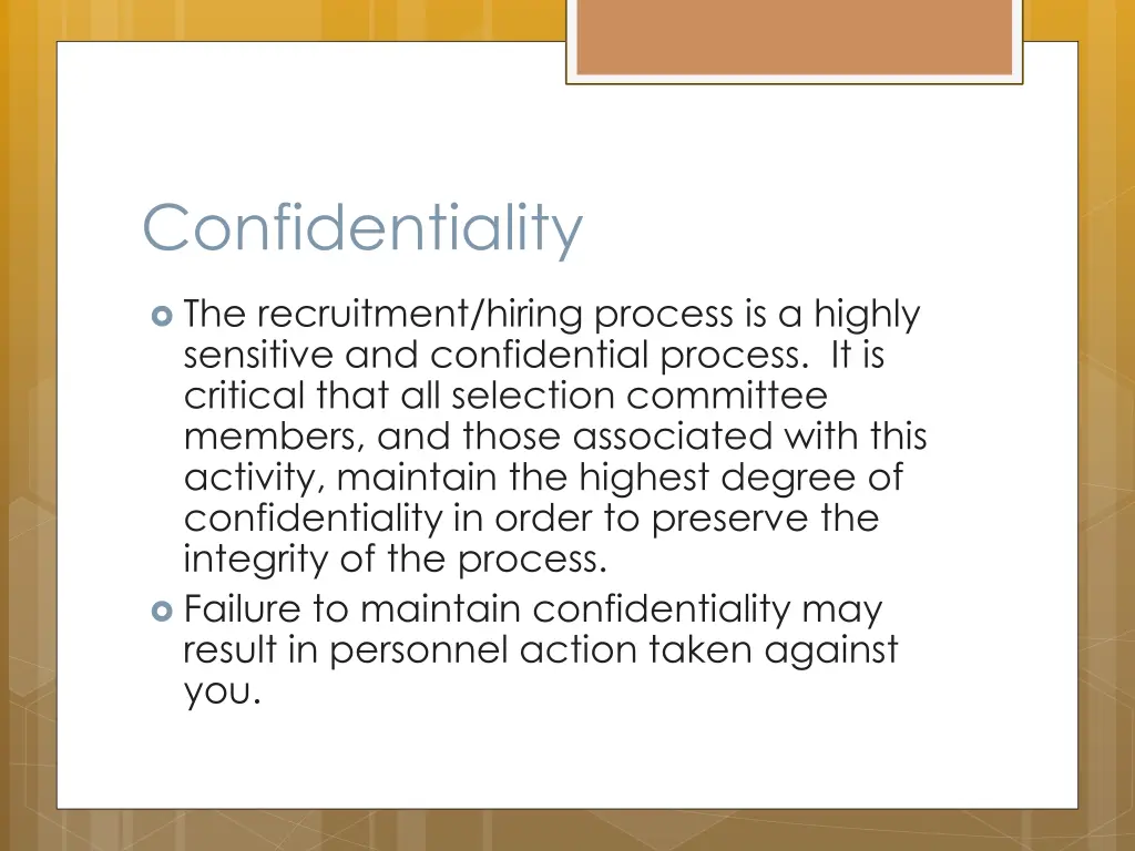 confidentiality