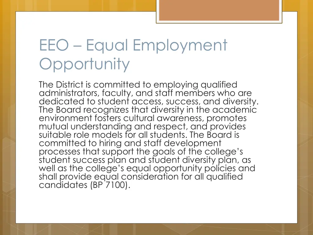eeo equal employment opportunity