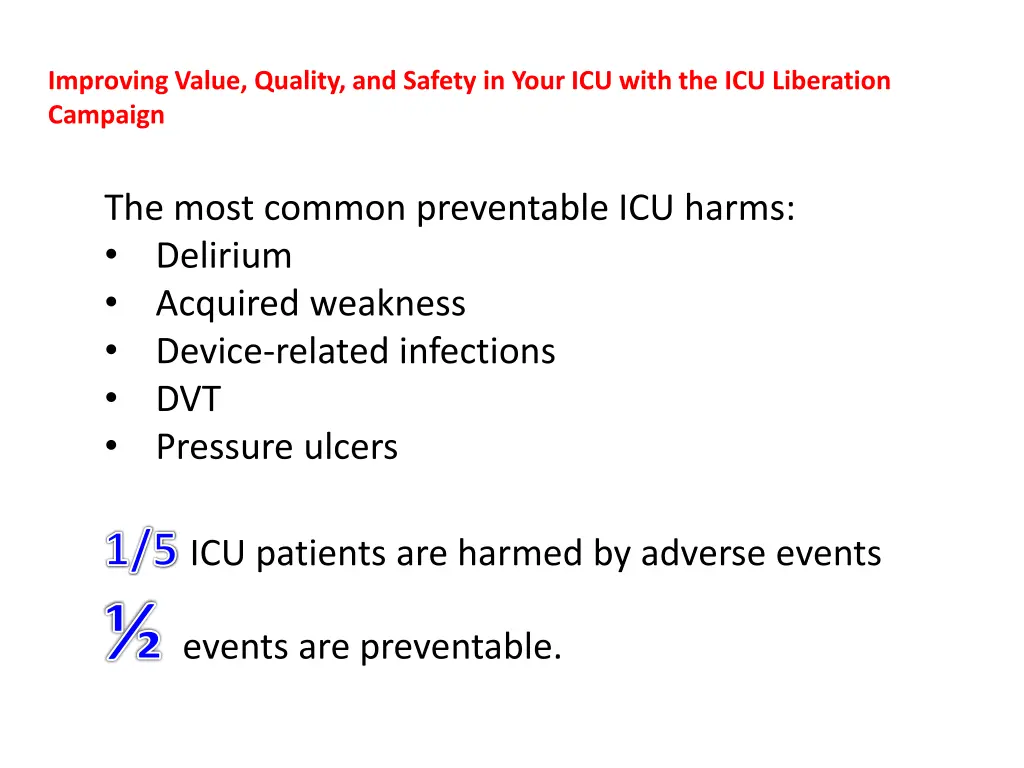 improving value quality and safety in your