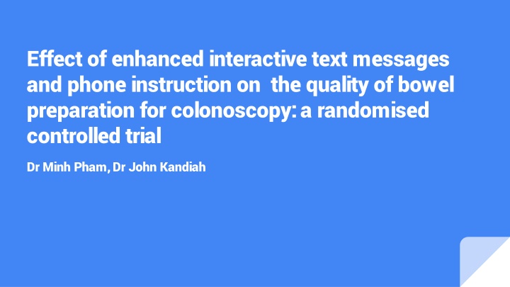 effect of enhanced interactive text messages