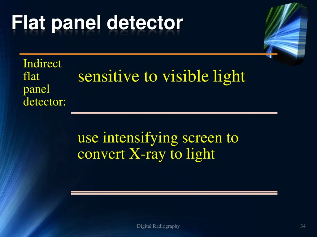 flat panel detector 1