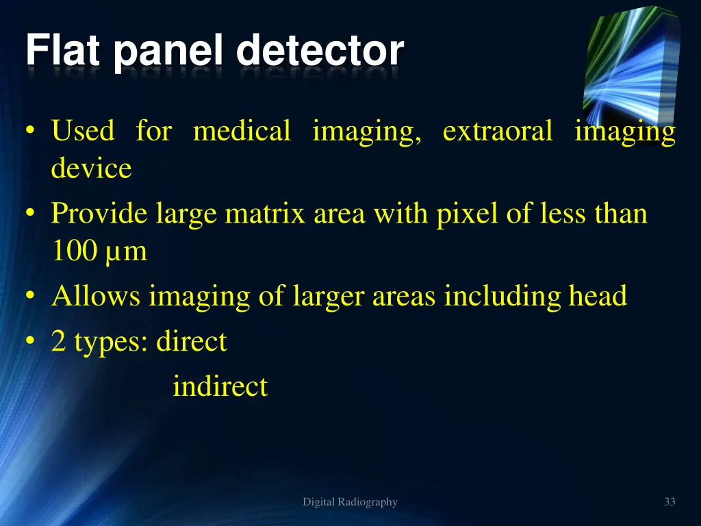 flat panel detector