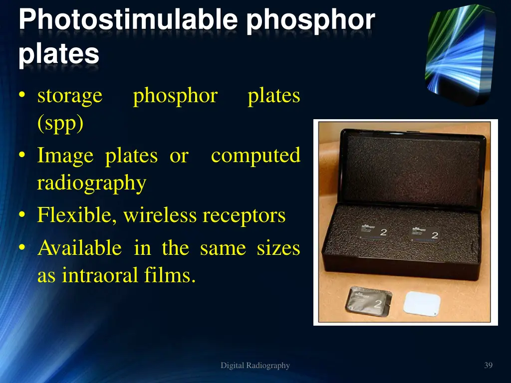 photostimulable phosphor plates