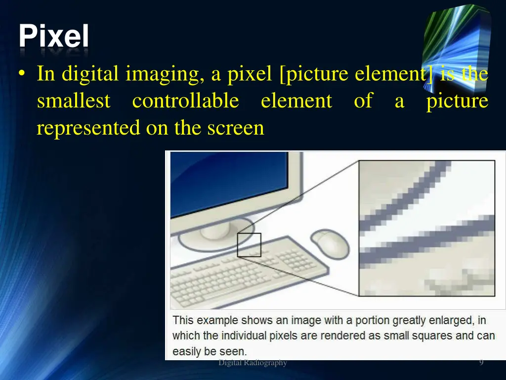 pixel in digital imaging a pixel picture element