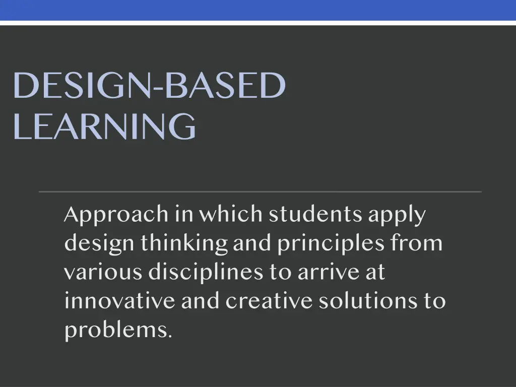 design based learning