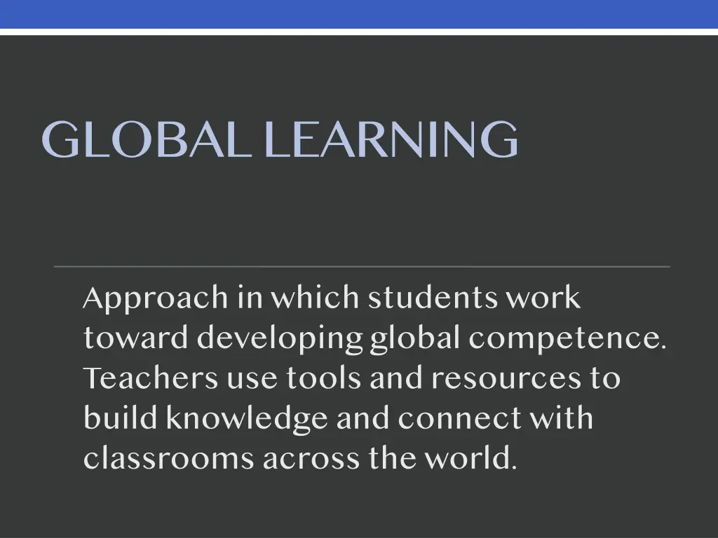global learning