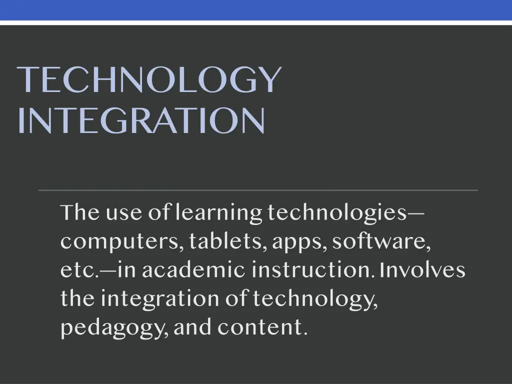technology integration