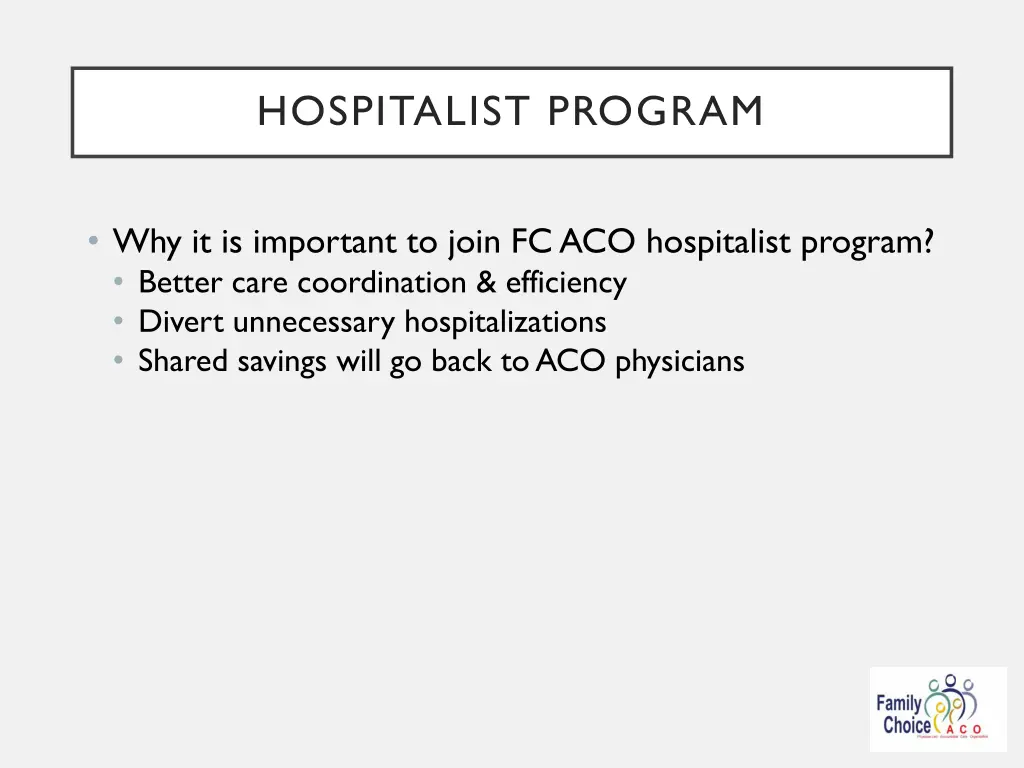 hospitalist program 1