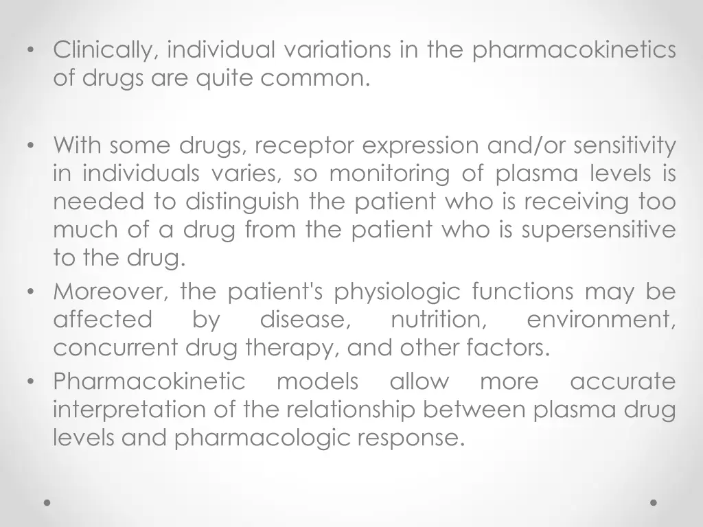 clinically individual variations