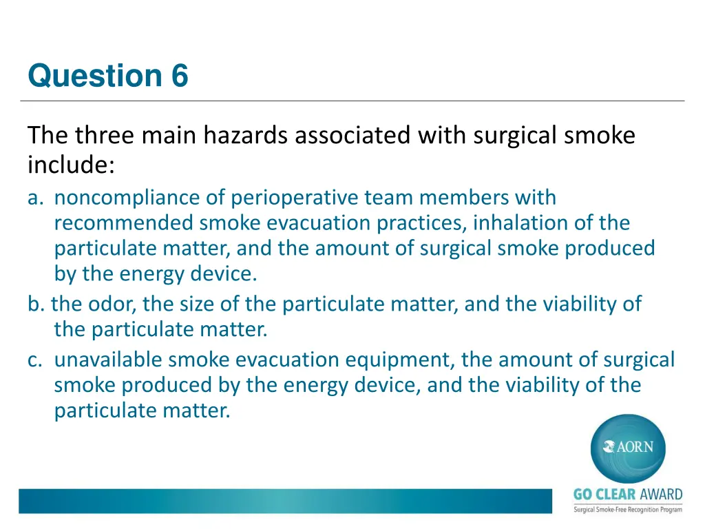 question 6