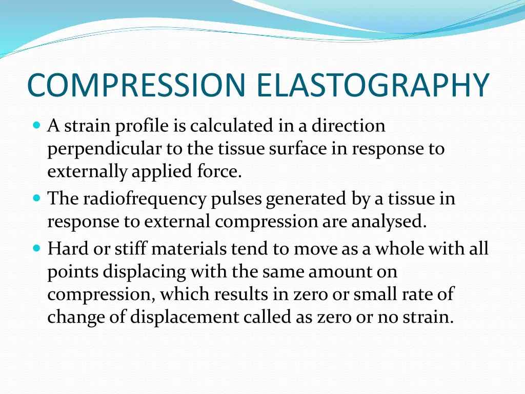 compression elastography