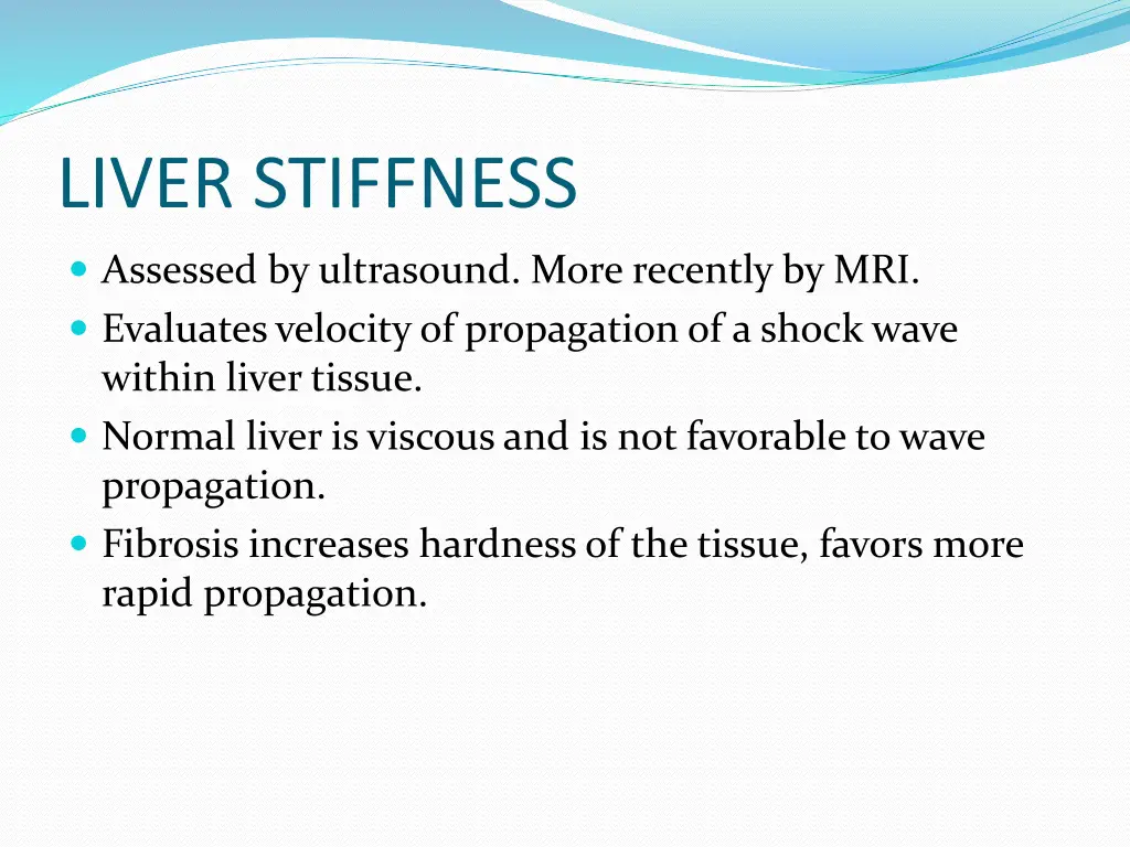 liver stiffness