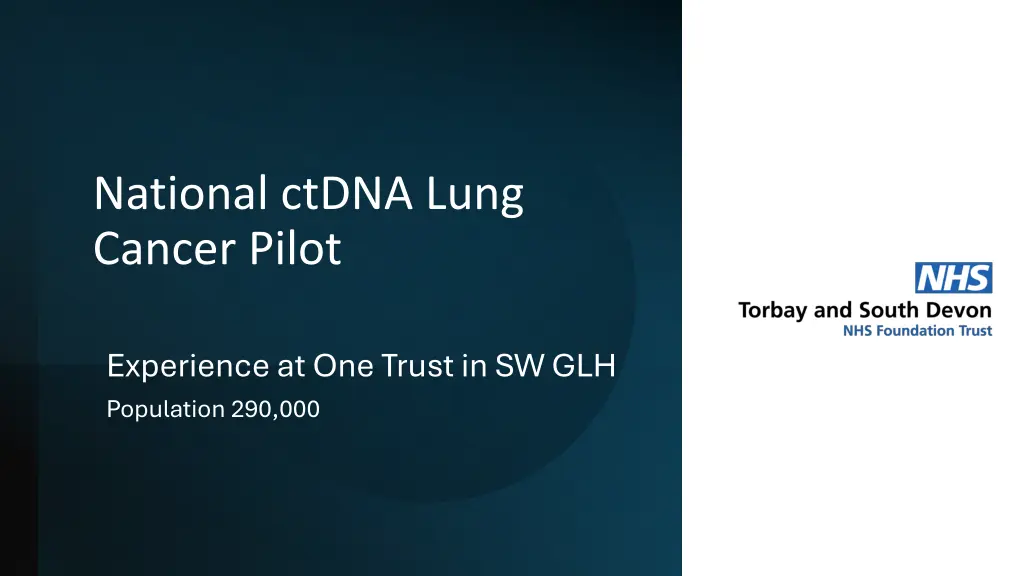 national ctdna lung cancer pilot