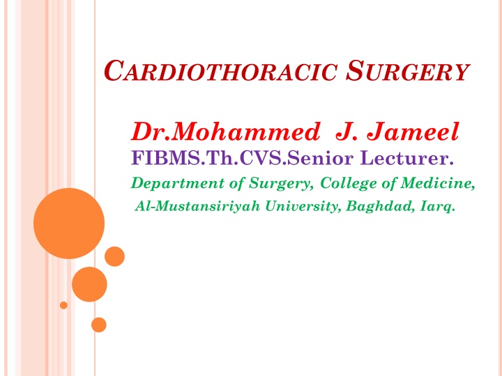 c ardiothoracic s urgery