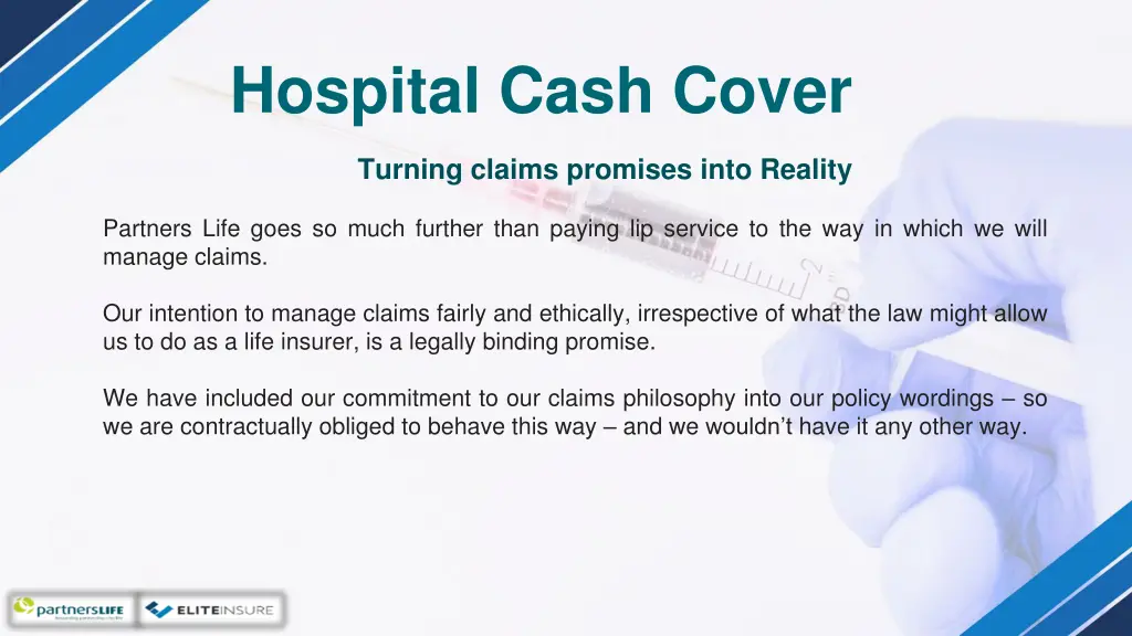hospital cash cover 10