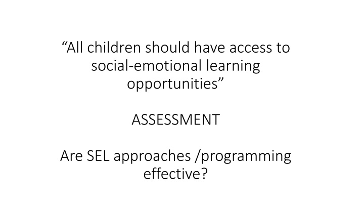 all children should have access to social