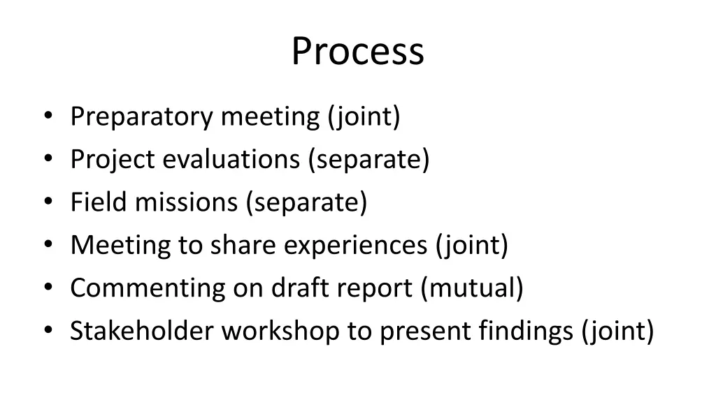 process