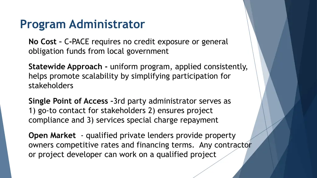 program administrator