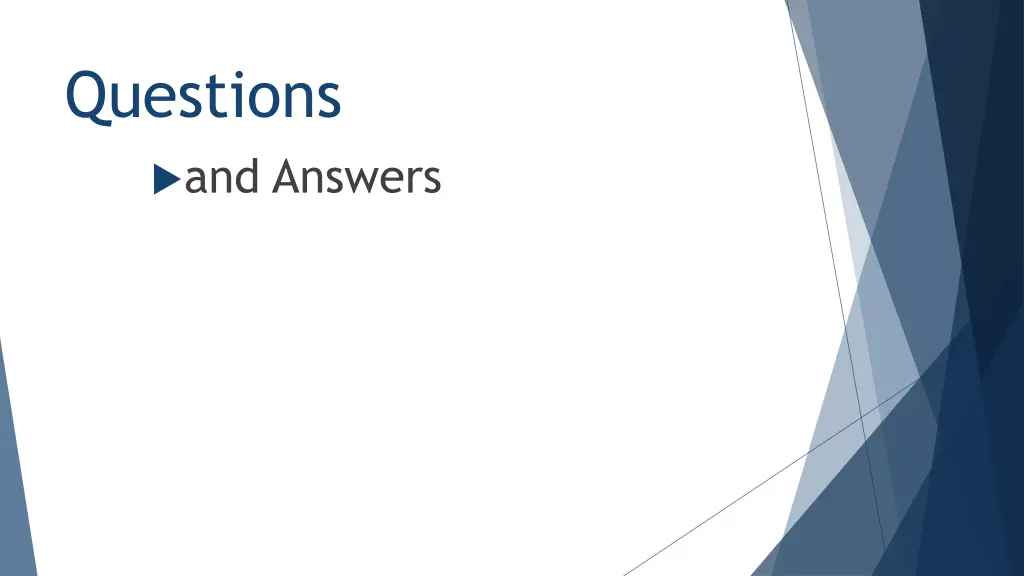 questions and answers