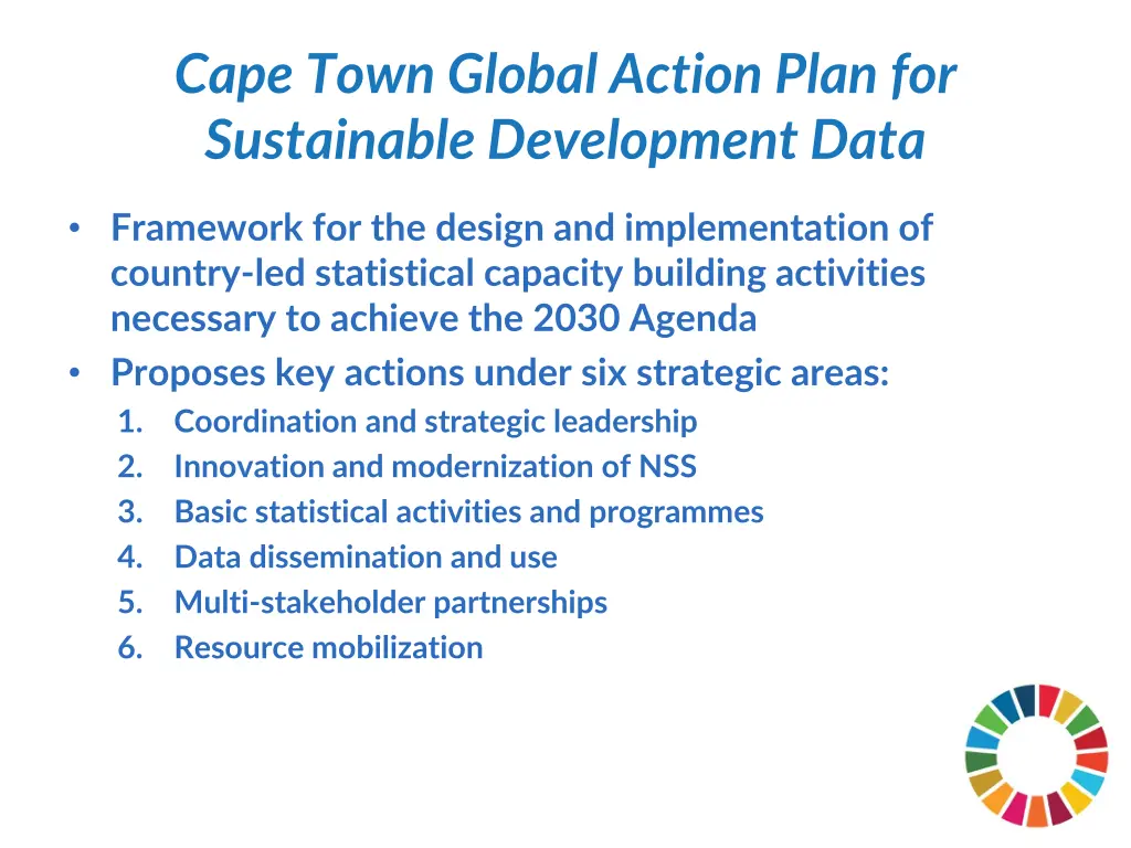 cape town global action plan for sustainable