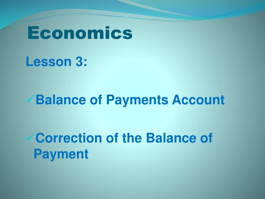 economics 1