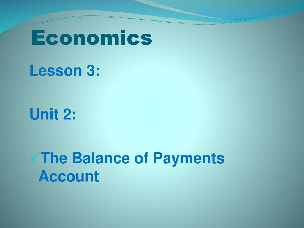 economics 2