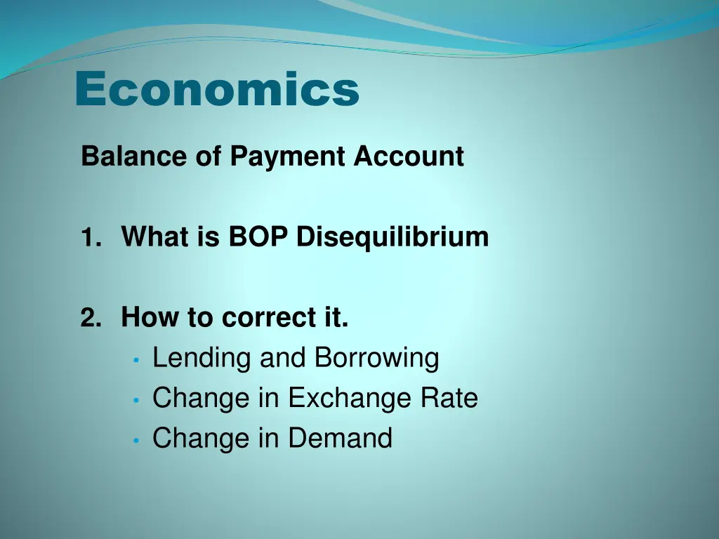 economics 20