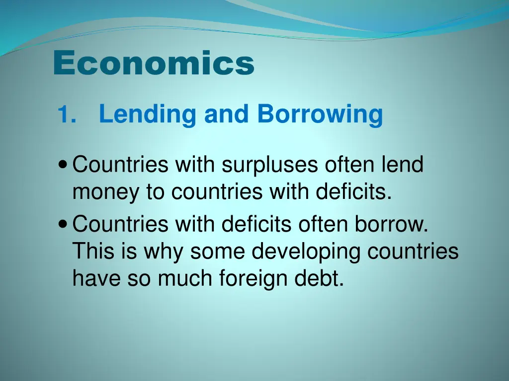 economics 25