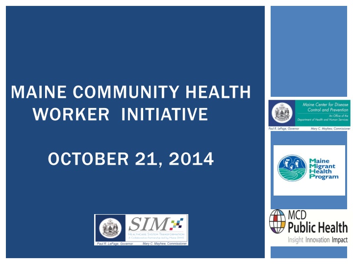 maine community health worker initiative