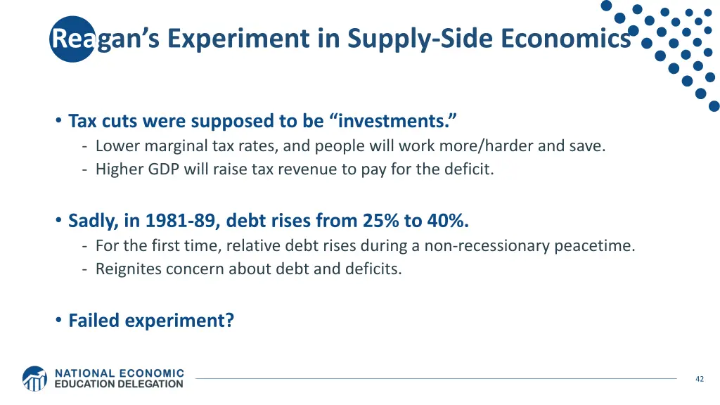 rea gan s experiment in supply side economics