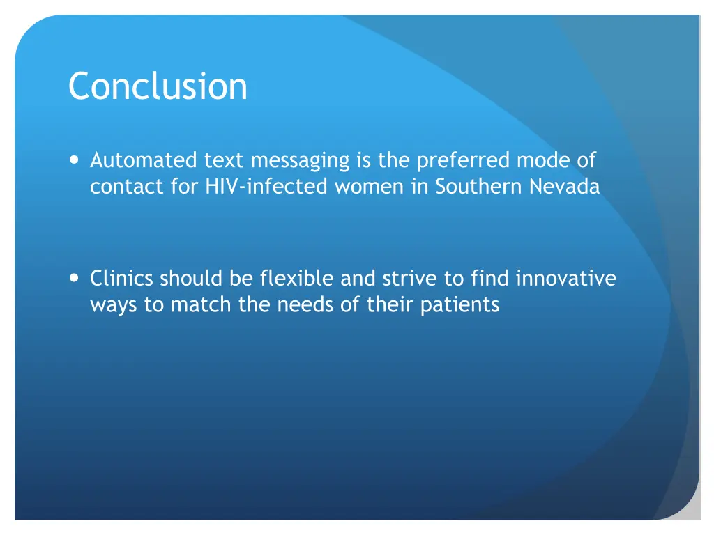 conclusion