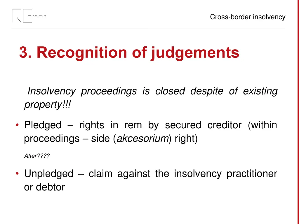 cross border insolvency 14