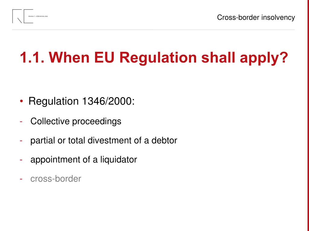 cross border insolvency 2
