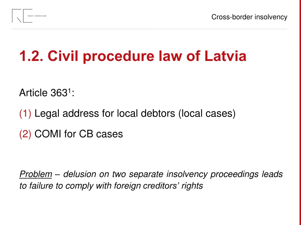 cross border insolvency 7