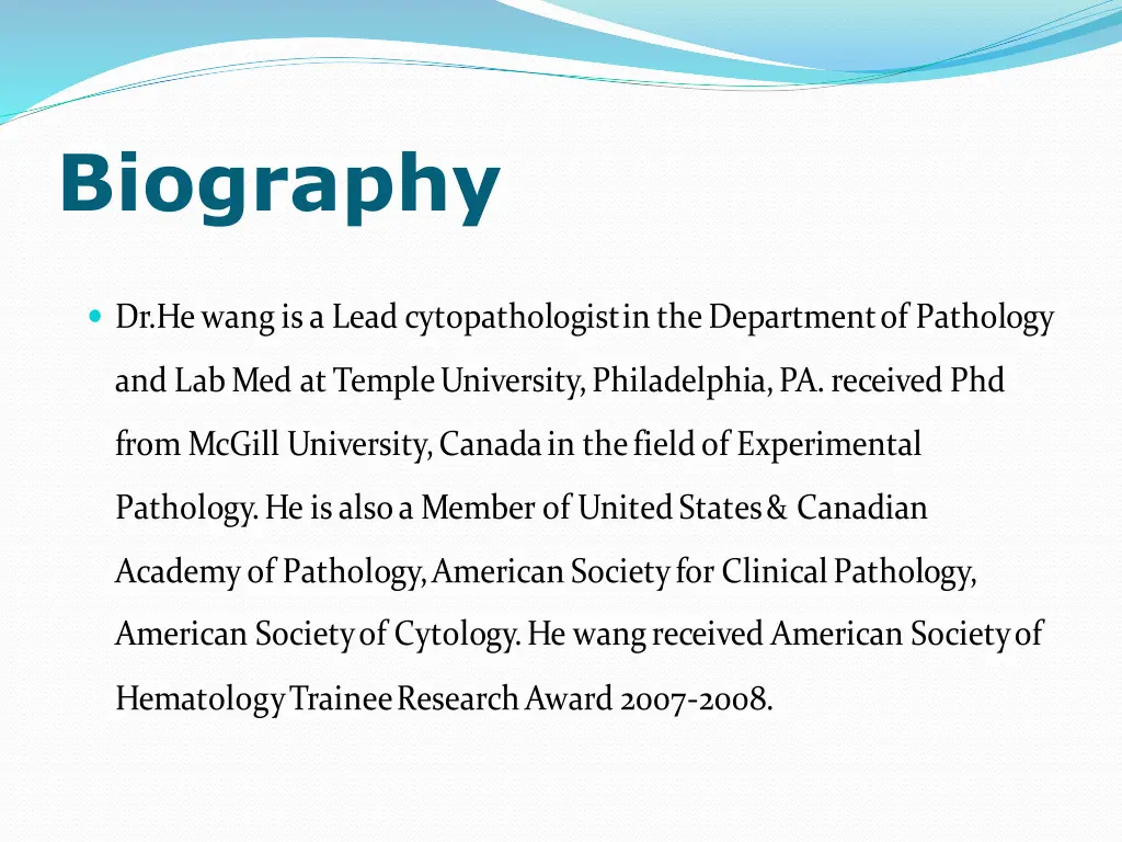 biography