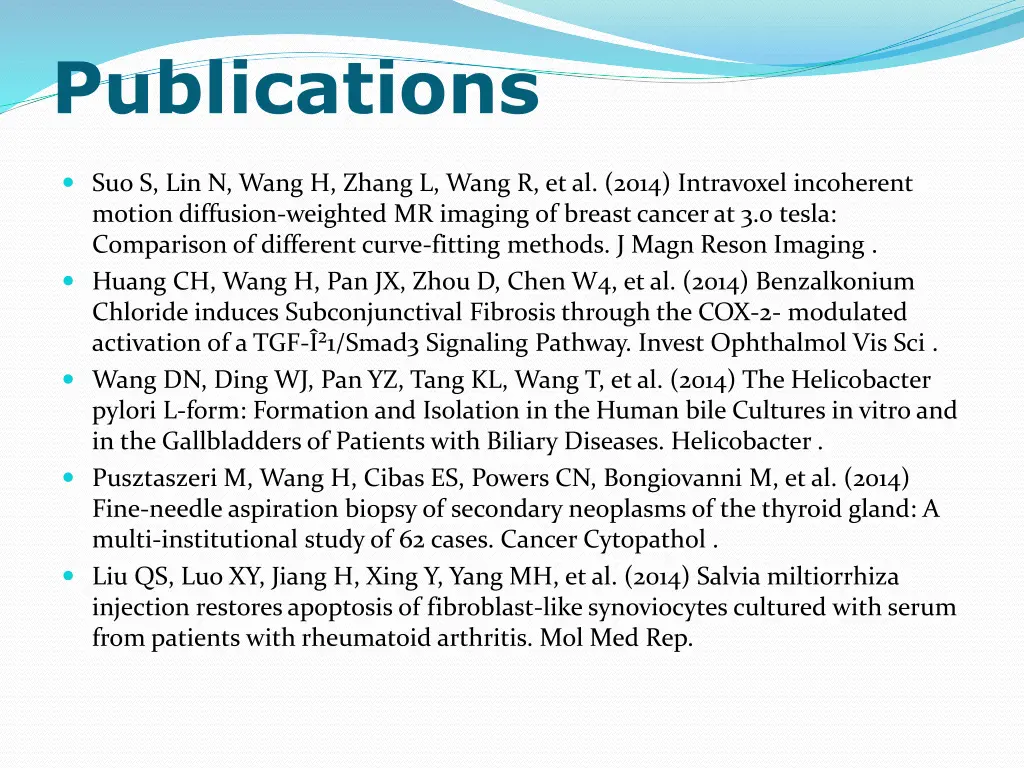 publications