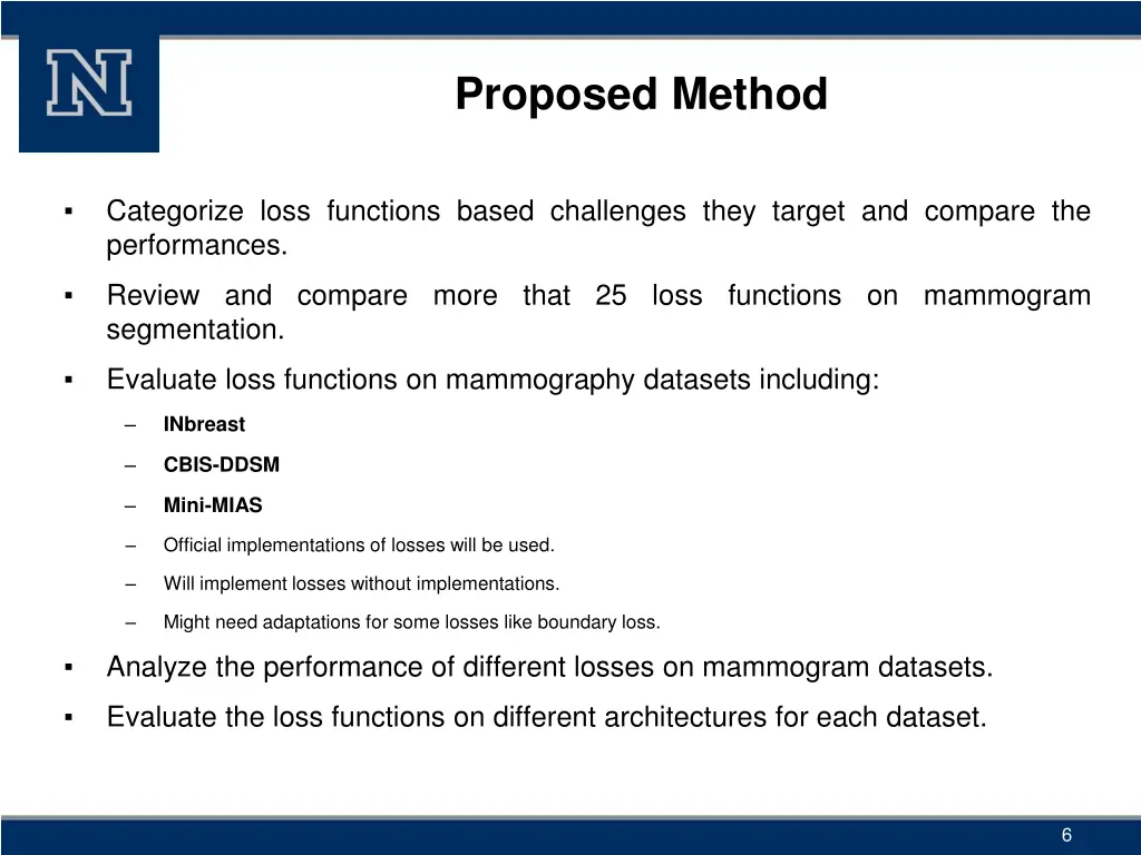 proposed method