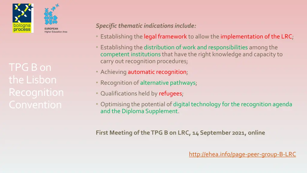 specific thematic indications include