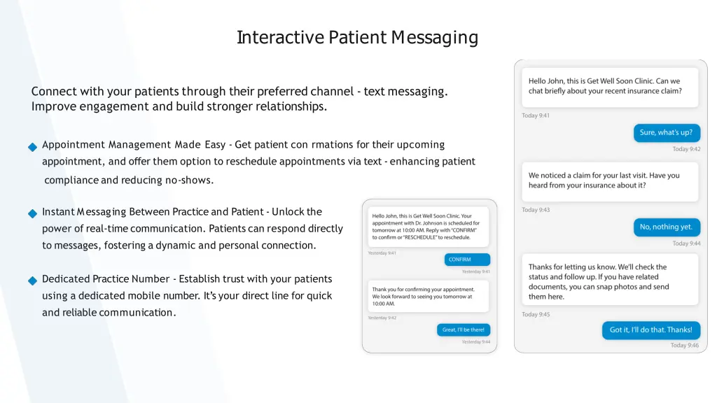 interactive patient messaging