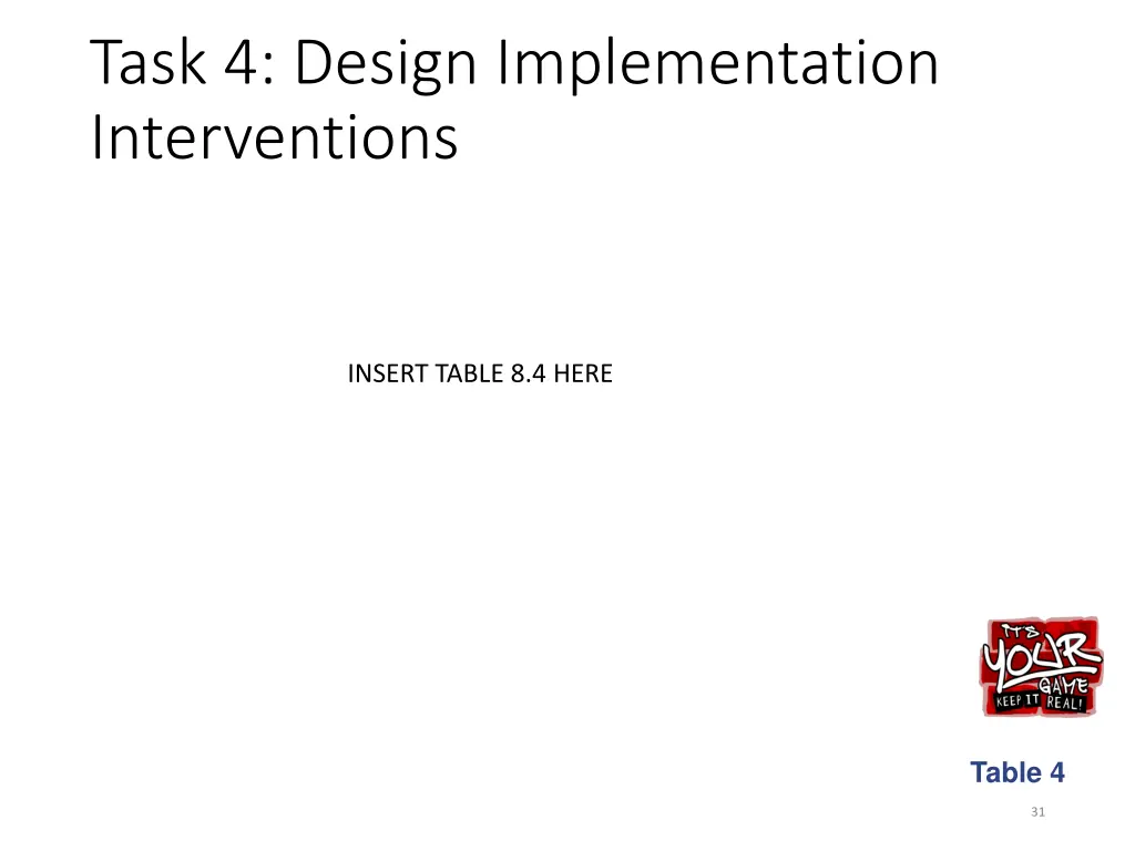 task 4 design implementation interventions 1
