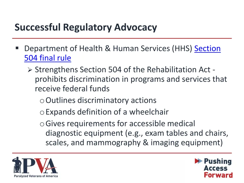 successful regulatory advocacy 1