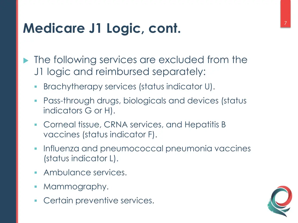 medicare j1 logic cont