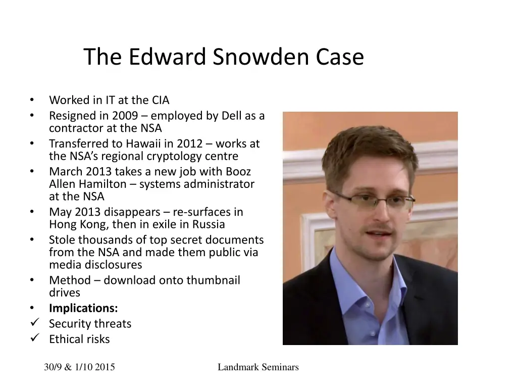 the edward snowden case