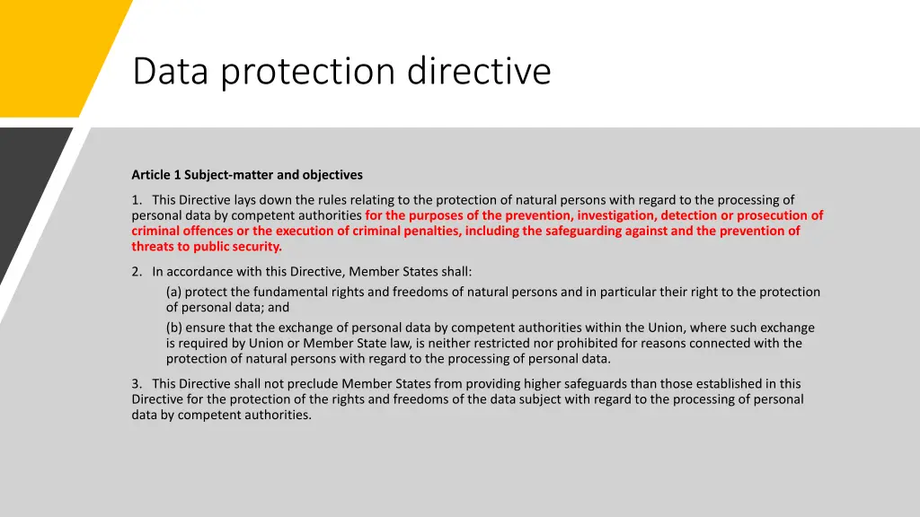 data protection directive