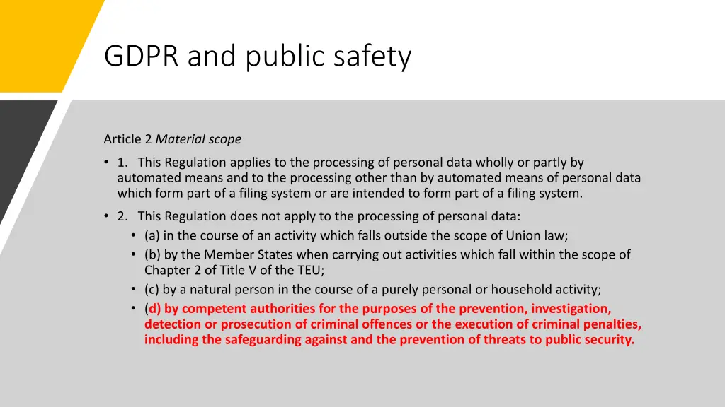 gdpr and public safety