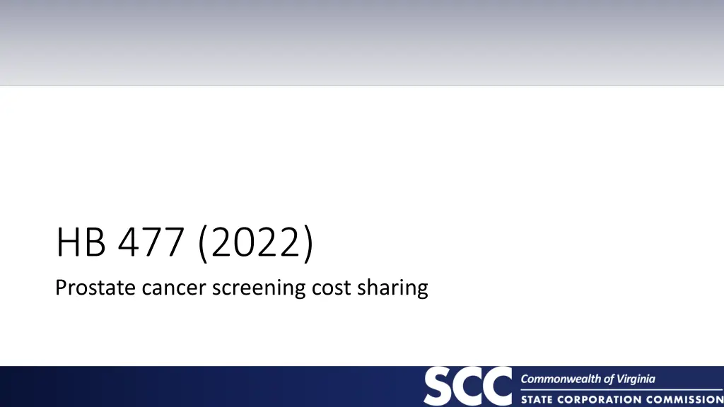 hb 477 2022 prostate cancer screening cost sharing