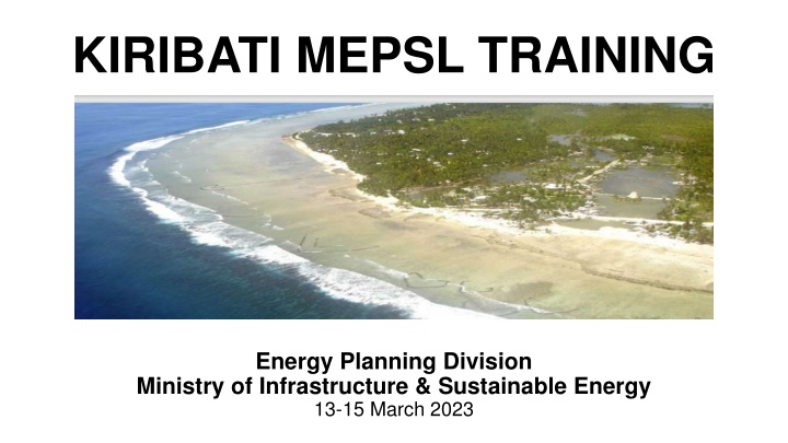 kiribati mepsl training