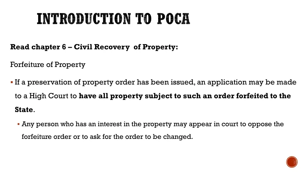 introduction to poca 11